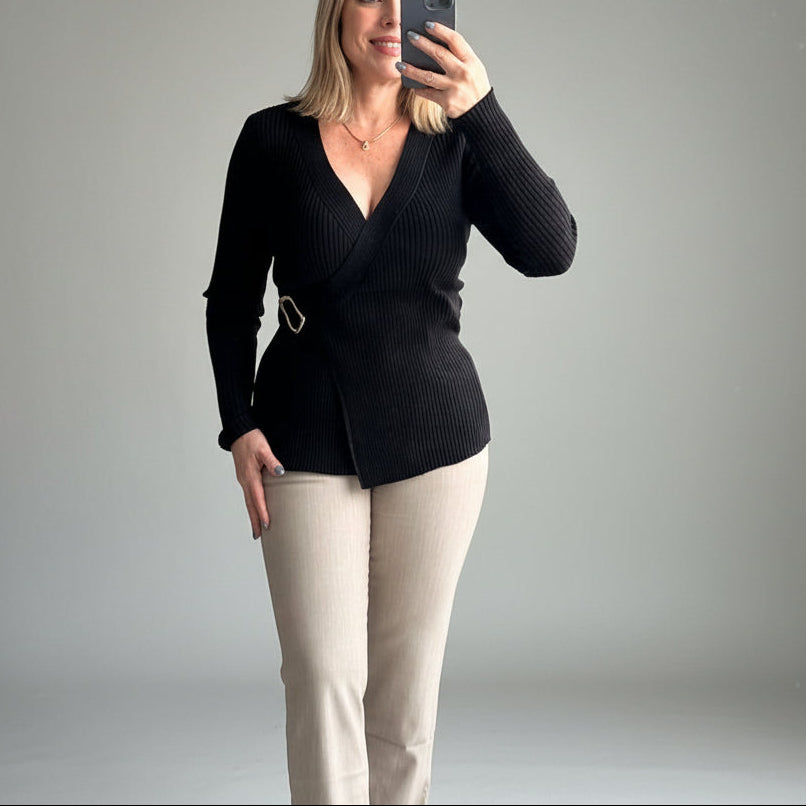 Kiara Black Sweater