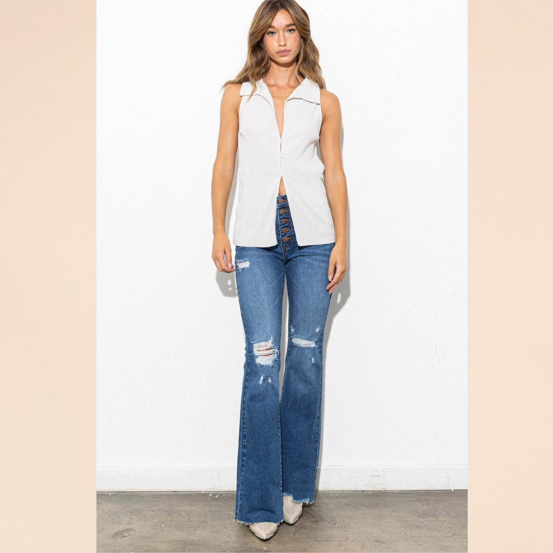 Medium Stone Jeans