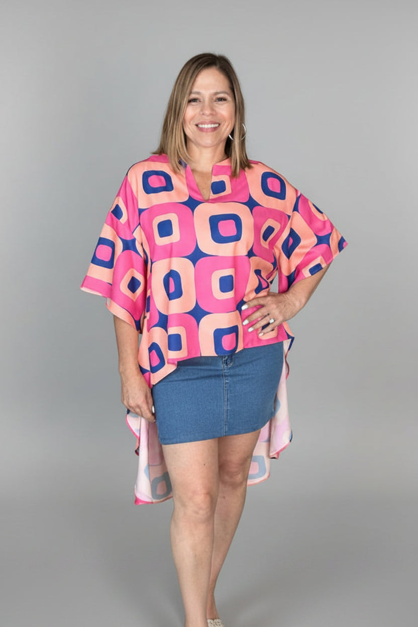 Isabella High-Low Top