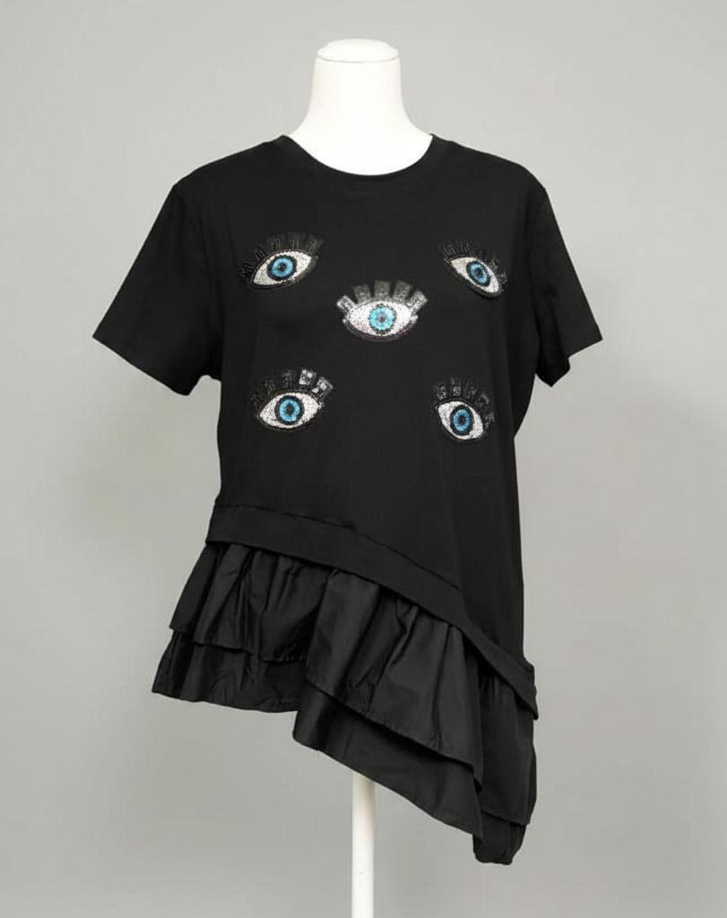 Eyes Fashion Top