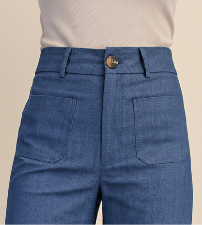 Pocket Wide Jeans