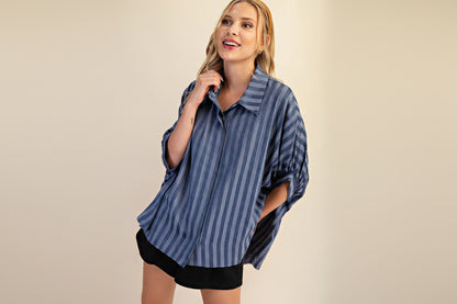Indigo Button Shirt