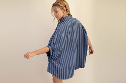 Indigo Button Shirt