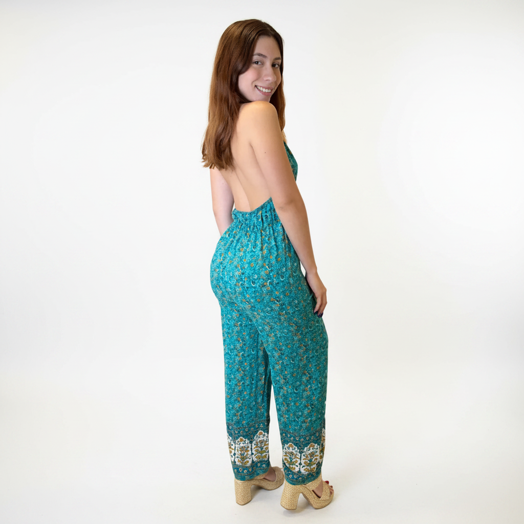 Halter Neck Jumpsuit
