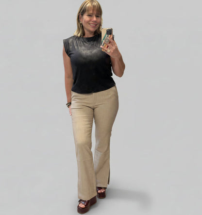 Oatmeal High Waist Pant