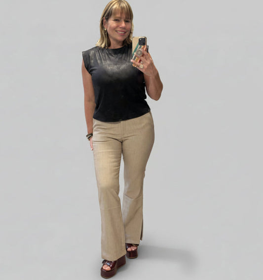 Oatmeal High Waist Pant