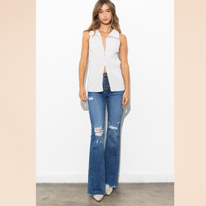 Medium Stone Jeans