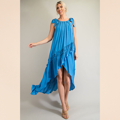 Ocean Blue Maxi Dress