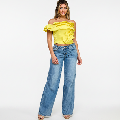 Emma Yellow Top