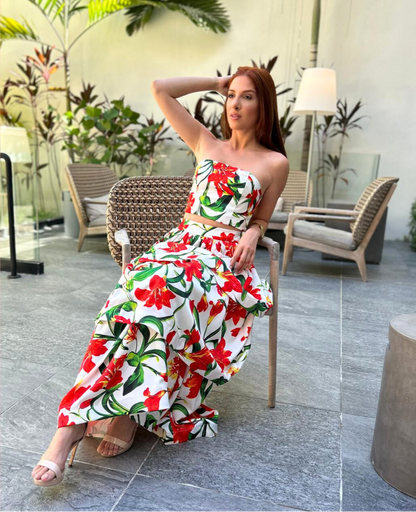Maxi Skirt and Top Set