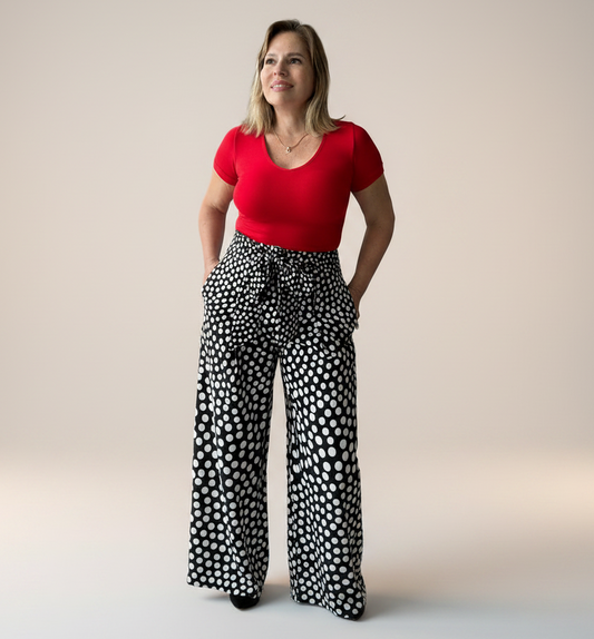Red Short Sleeve Top