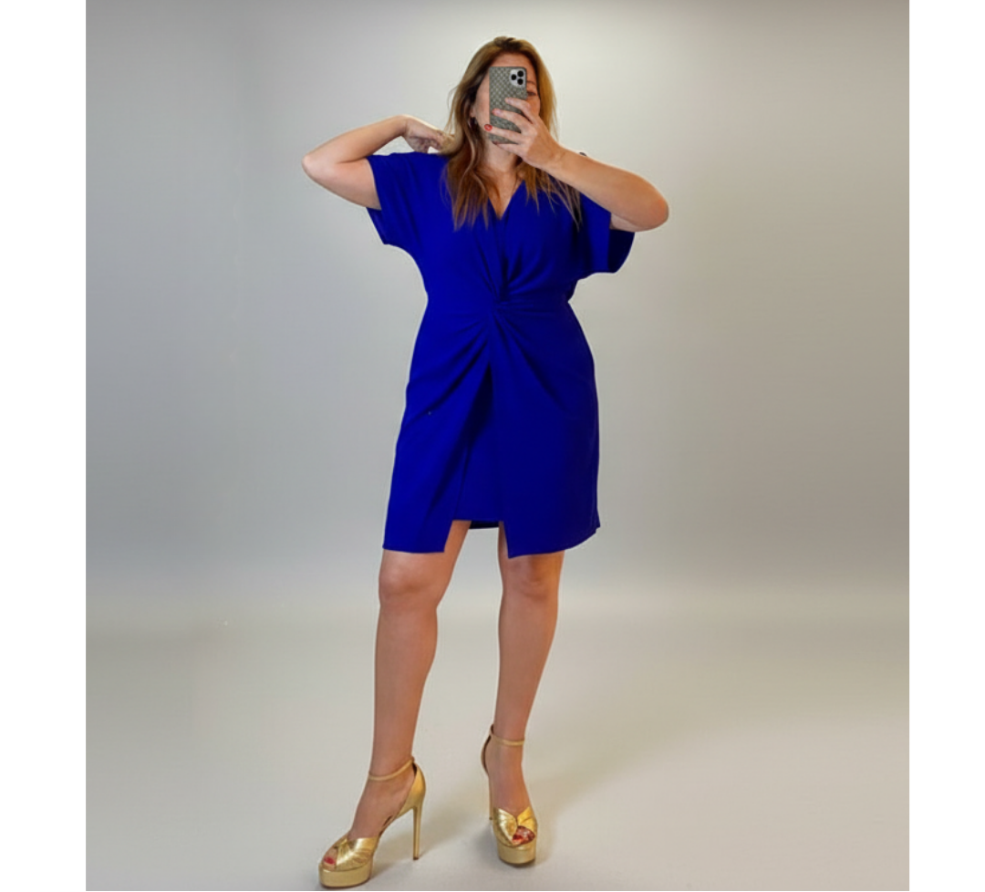 Royal Blue Mini Dress