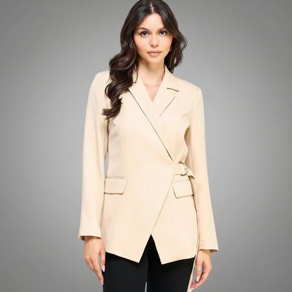 Taupe Long Sleeve Blazer