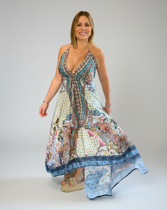 Lea Digital Print Maxi Dress