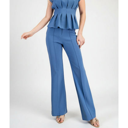 Blue High Waisted Pants