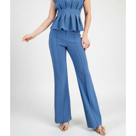 Blue High Waisted Pants