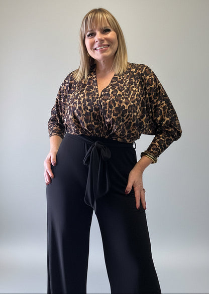 Animal Print Jumpsuit