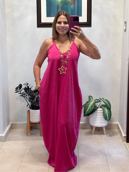 Lovely Pink Maxi Dress