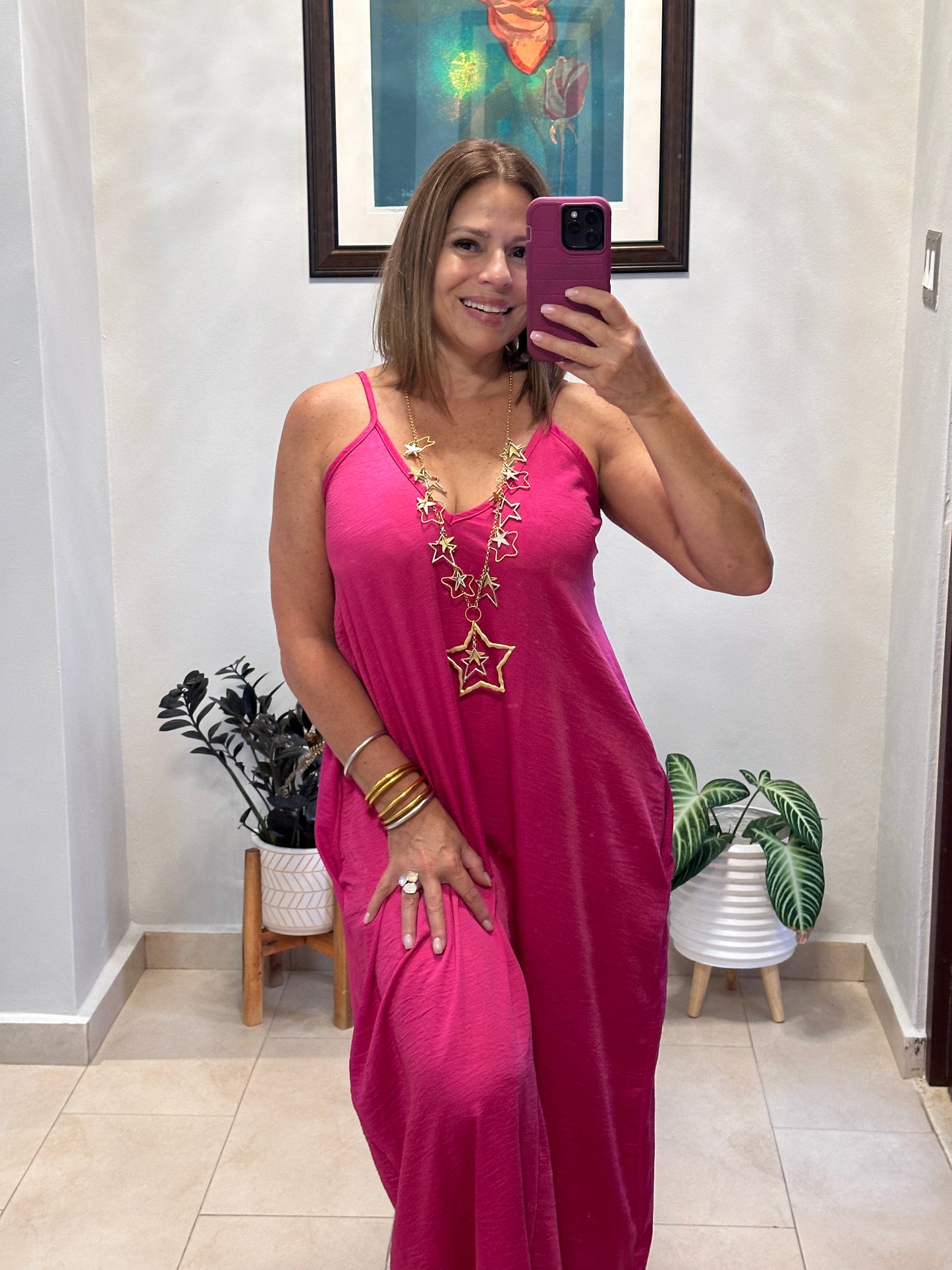 Lovely Pink Maxi Dress