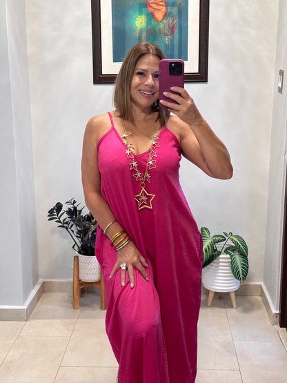 Lovely Pink Maxi Dress